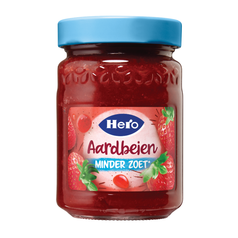 Hero Minder Zoet Jam Aardbeien