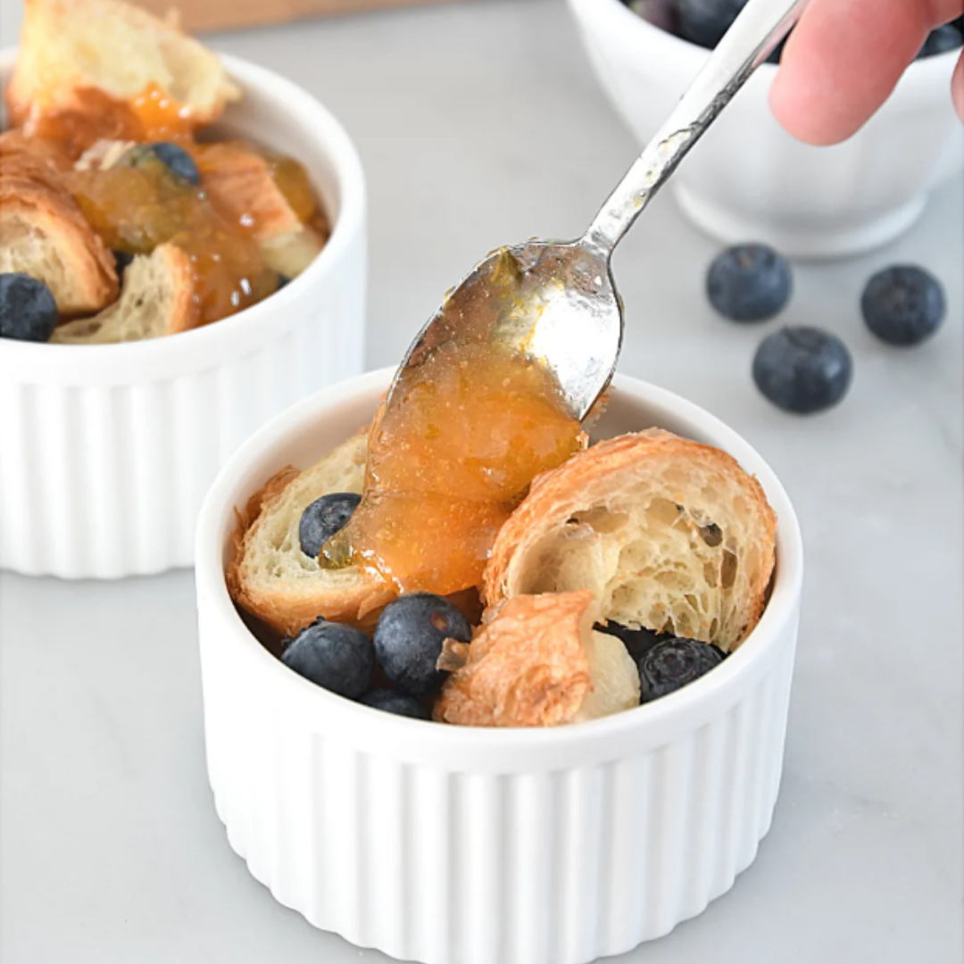 Croissant broodpudding