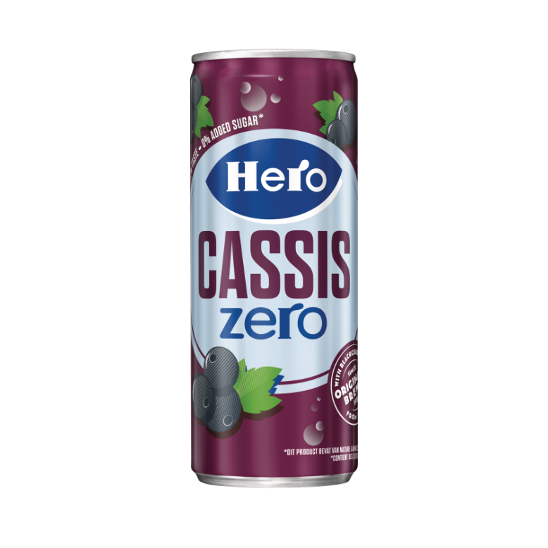 Hero Cassis Zero 250 ml